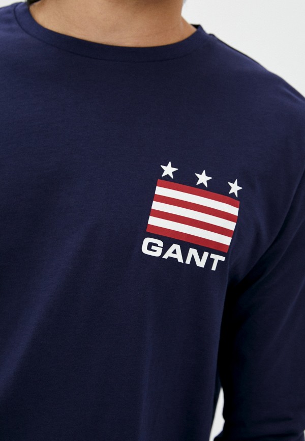 

Лонгслив Gant, Синий, Exclusive for Lamoda