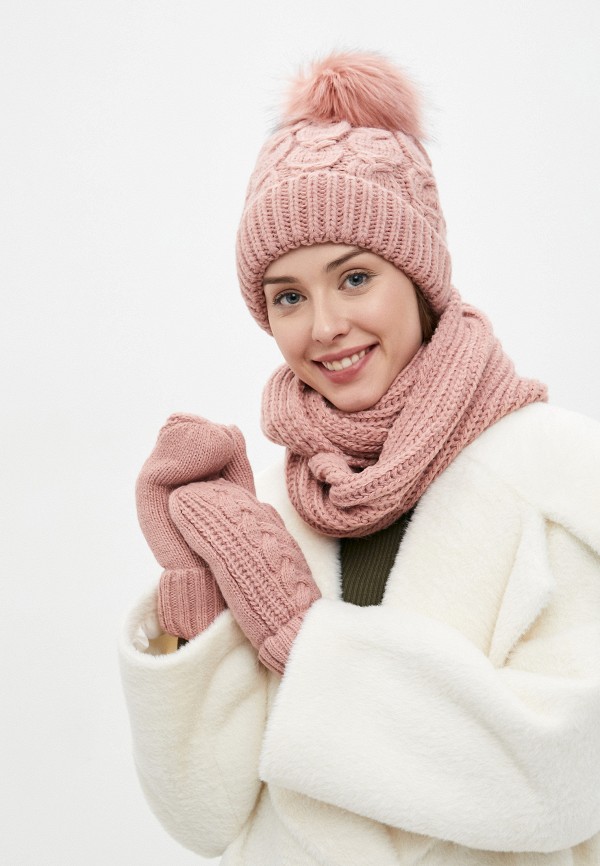 фото Шапка, шарф и варежки trendyangel