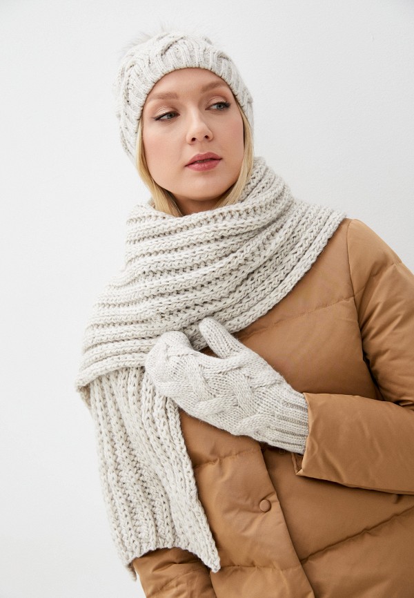 фото Шапка, шарф и варежки trendyangel