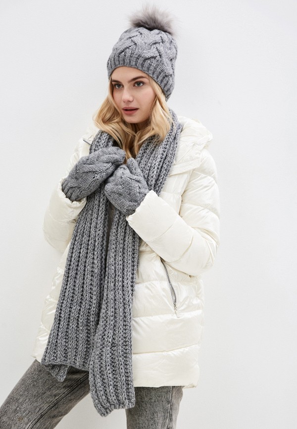 фото Шапка, шарф и варежки trendyangel