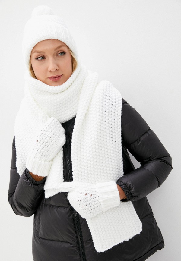 фото Шапка, шарф и варежки trendyangel