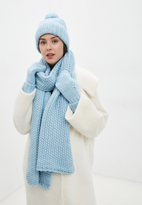 фото Шапка, шарф и варежки trendyangel