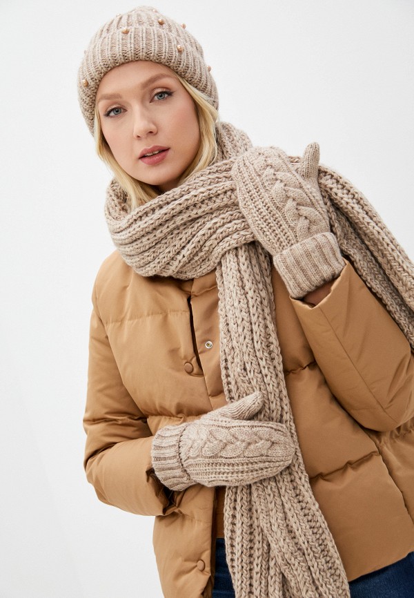 фото Шапка, шарф и варежки trendyangel