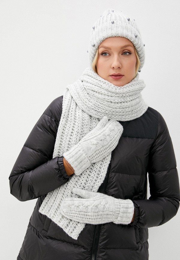 фото Шапка, шарф и варежки trendyangel