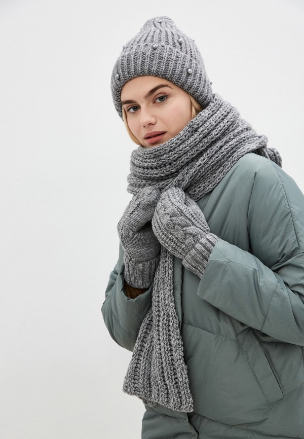 фото Шапка, шарф и варежки trendyangel