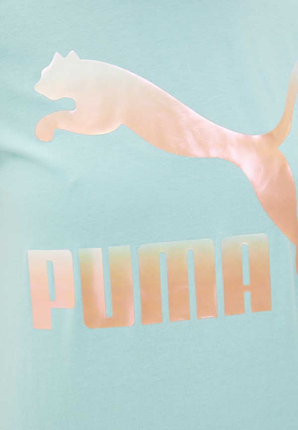 

Футболка PUMA, Голубой, Classics Logo Tee (s)