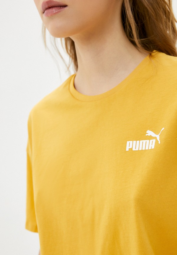 

Футболка PUMA, Желтый, ESS Cropped Small Logo Tee