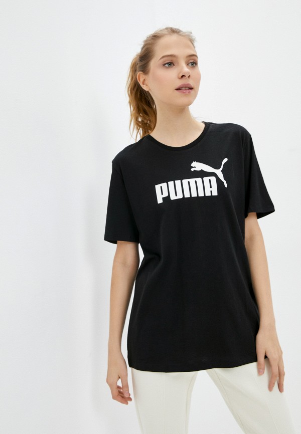 

Футболка PUMA, Черный, ESS Logo Boyfriend Tee