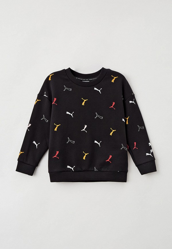 

Свитшот PUMA, Черный, Classics Graphics AOP Crew G