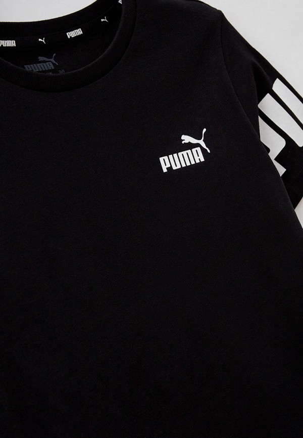 

Футболка PUMA, Черный, PUMA POWER Colorblock Tee B