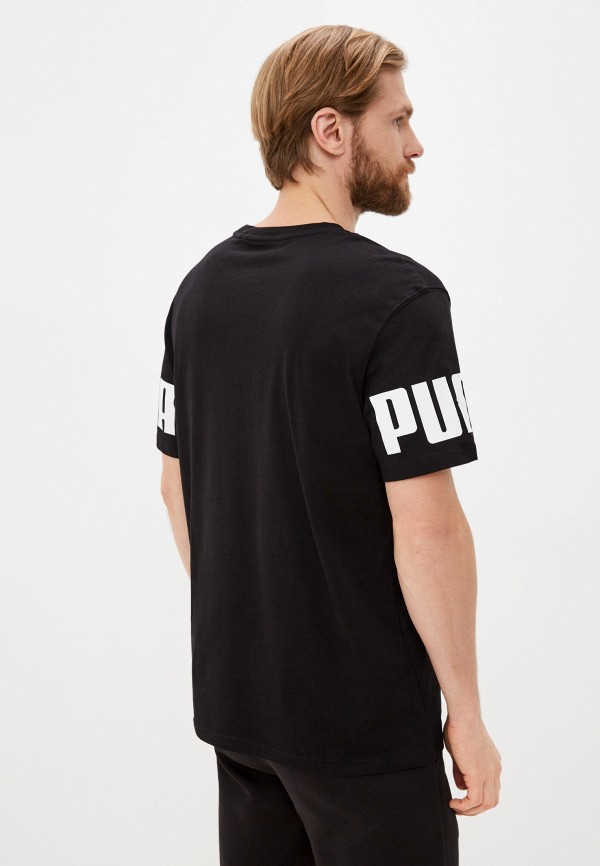 

Футболка PUMA, Черный, POWER Colorblock Tee