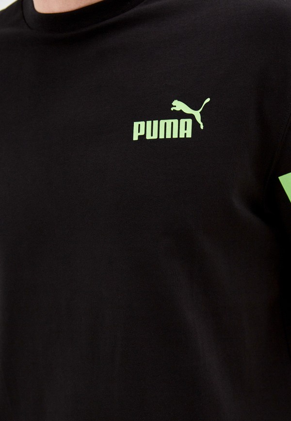 

Футболка PUMA, Черный, POWER Colorblock Tee