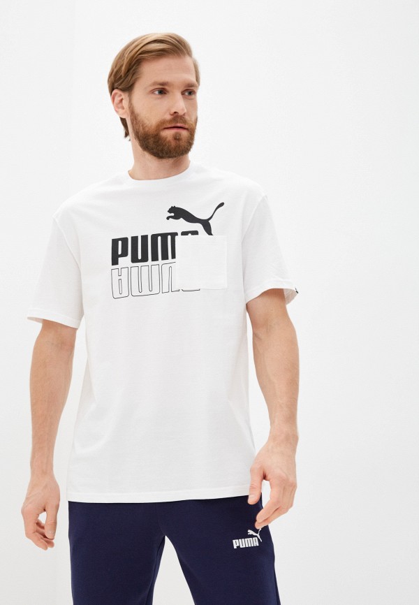 

Футболка PUMA, Белый, POWER Pocket Tee
