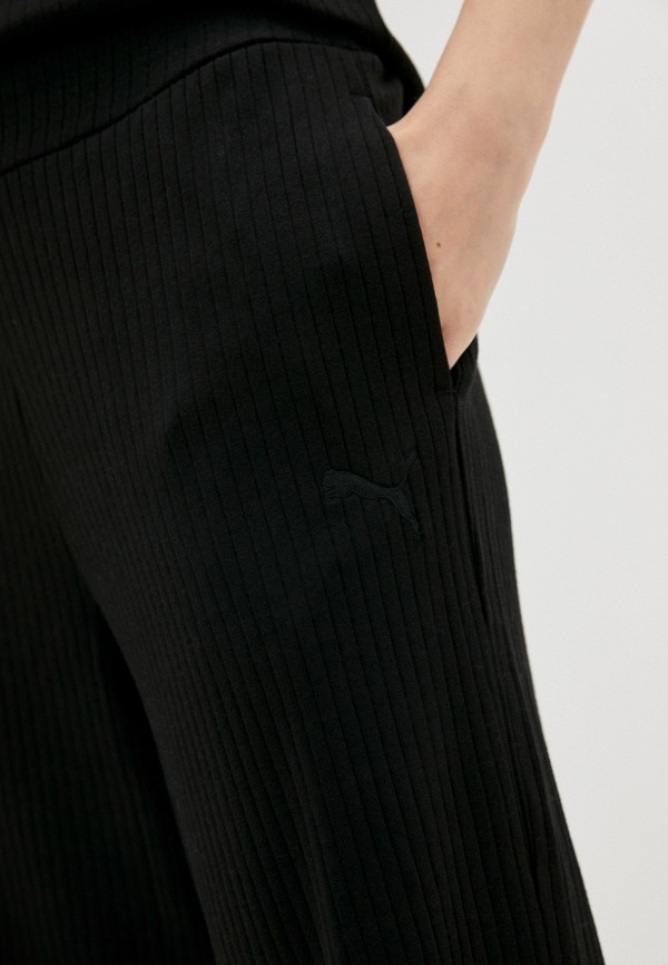 

Брюки спортивные PUMA, Черный, HER Ribbed Wide Pants