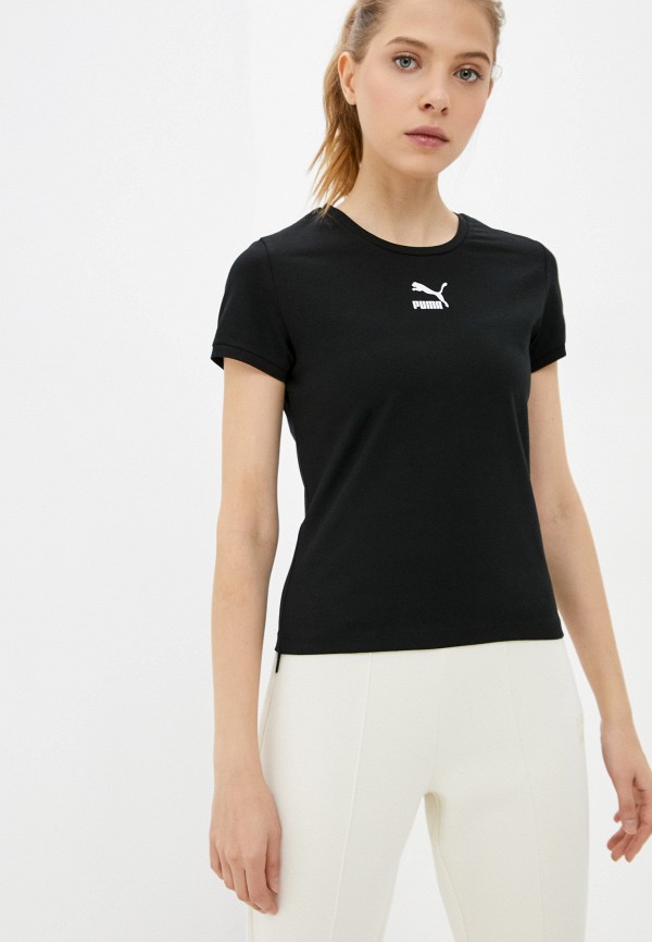 

Футболка PUMA, Черный, Classics Fitted Tee