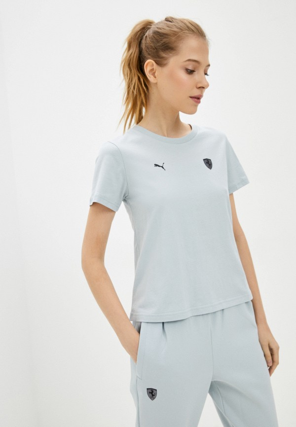

Футболка PUMA, Голубой, Ferrari Style Wmn Shield Tee