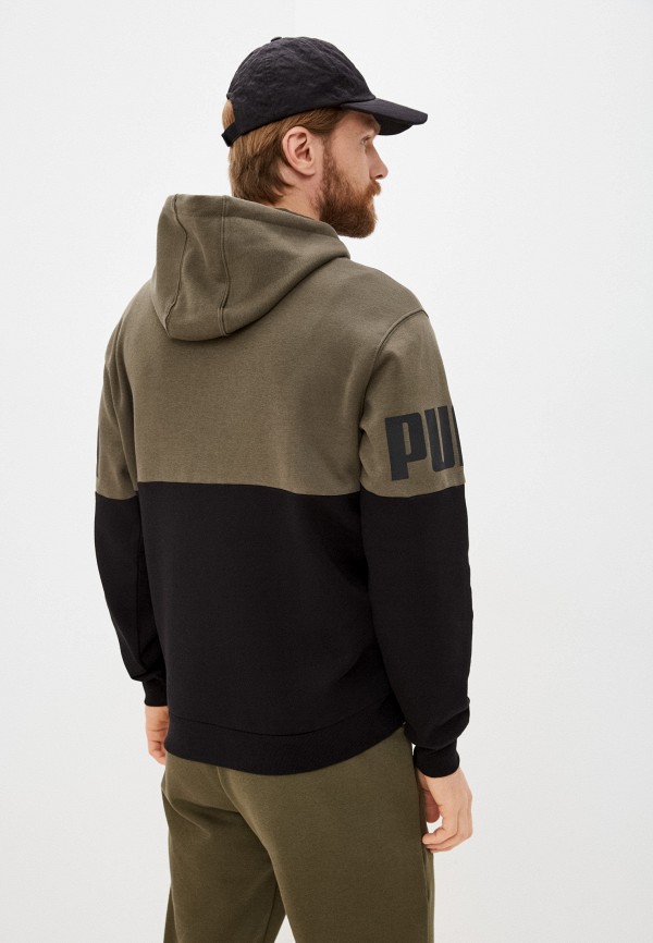 

Худи PUMA, Хаки, POWER Colorblock Hoodie FL
