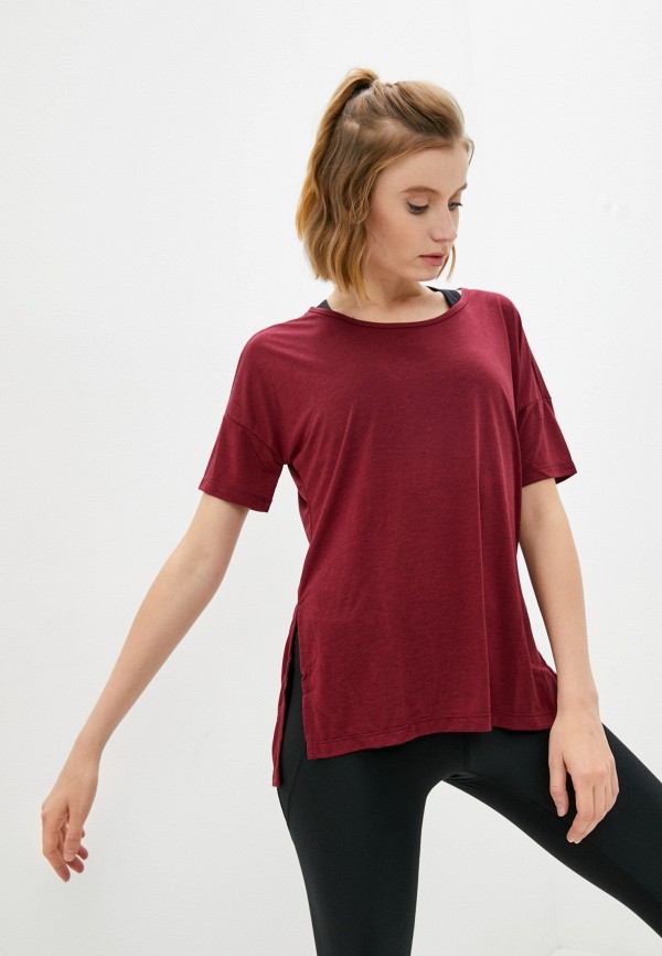 

Футболка спортивная Nike, Бордовый, W NY DF LAYER SS TOP