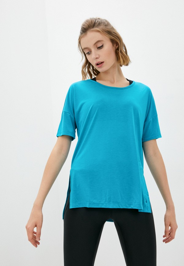 

Футболка спортивная Nike, Бирюзовый, W NY DF LAYER SS TOP