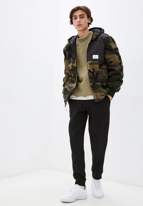 

Шуба Alpha Industries, Хаки, HOODED SHERPA UTILITY JACKET