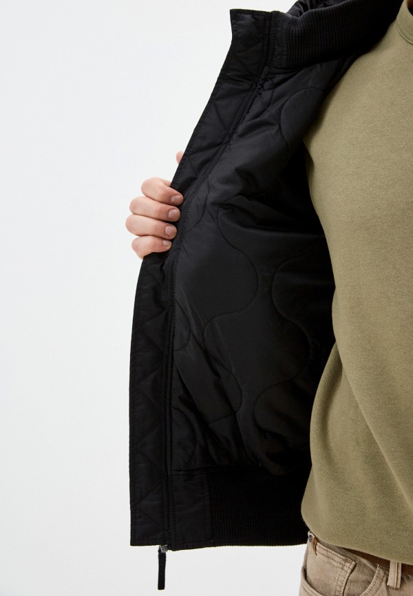 

Куртка утепленная Alpha Industries, Черный, MA-1 HOODED RIB