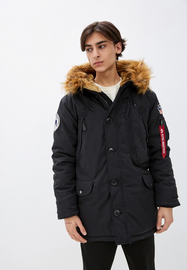 

Парка Alpha Industries, Черный, N-3B ALPINE PARKA