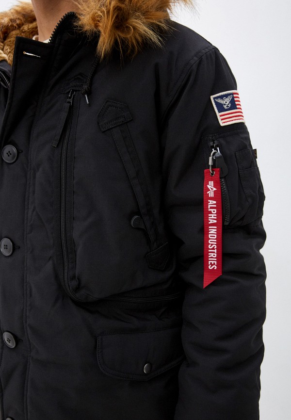

Парка Alpha Industries, Черный, N-3B ALPINE PARKA