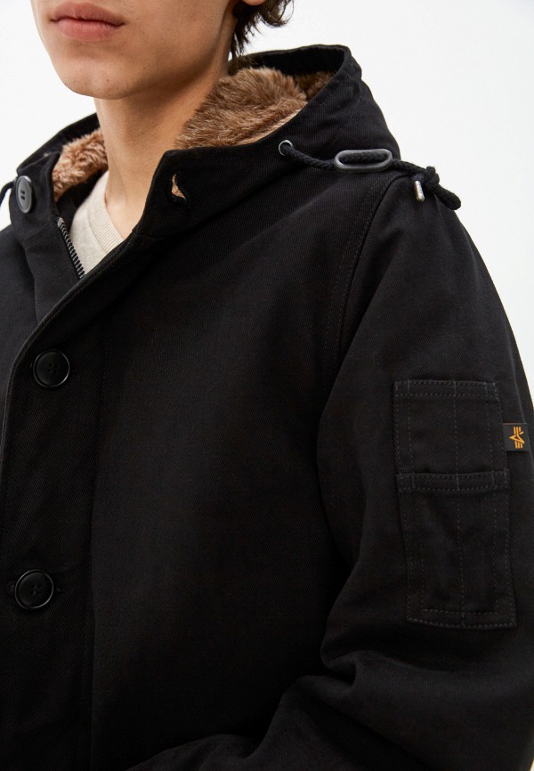 

Парка Alpha Industries, Черный, N-2 DECK MOD PARKA