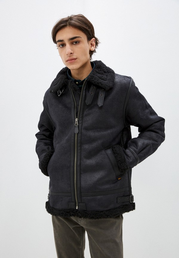 

Дубленка Alpha Industries, Черный, B-3 SHERPA MOD