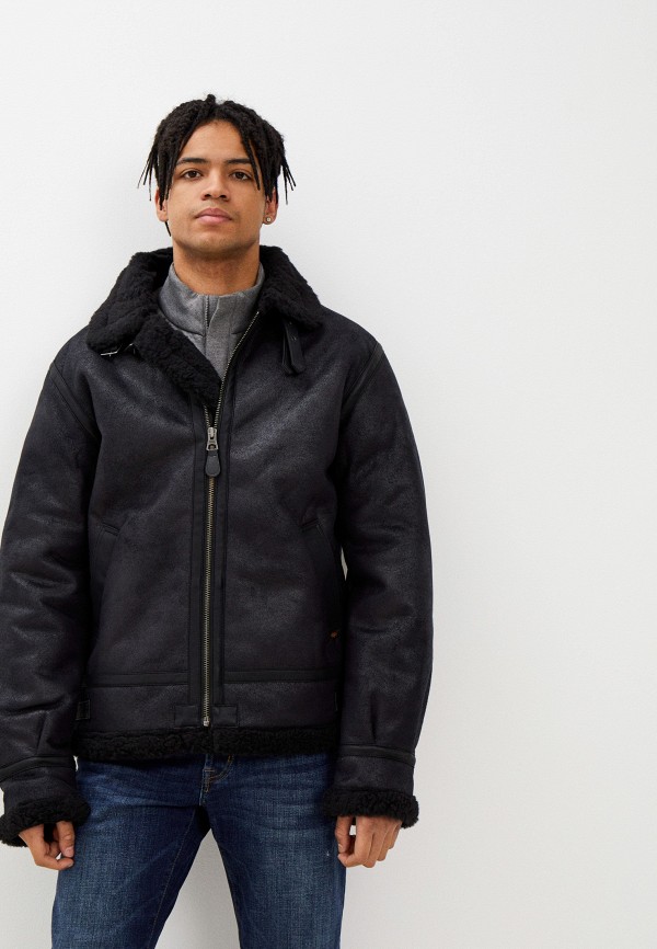 

Дубленка Alpha Industries, Черный, B-3 SHERPA MOD