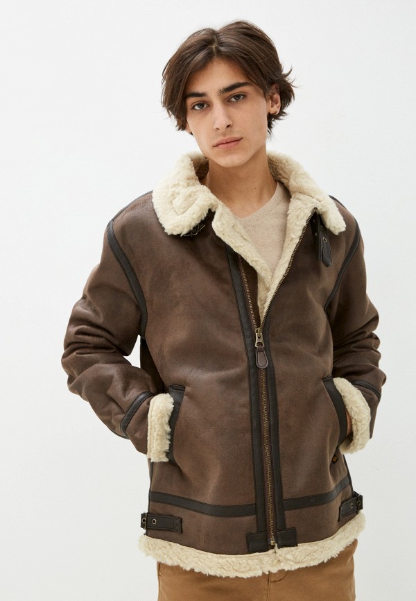 

Дубленка Alpha Industries, Коричневый, B-3 SHERPA MOD