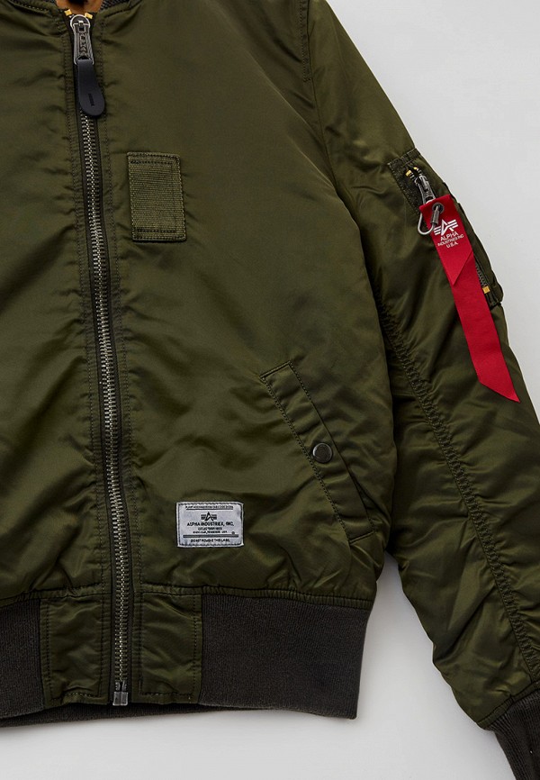 

Куртка утепленная Alpha Industries, Хаки, MA-1 HOODED BATTLEWASH FLIGHT JACKET