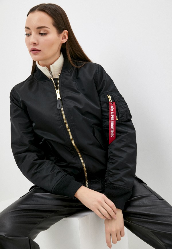 

Куртка утепленная Alpha Industries, Черный, MA-1 W