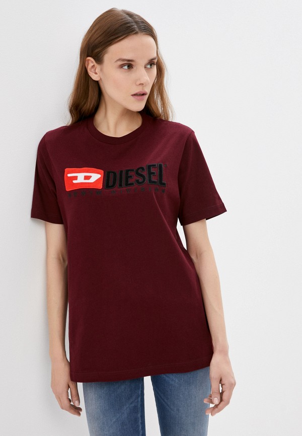 

Футболка Diesel, Бордовый