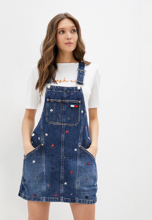 

Платье джинсовое Tommy Jeans, Синий