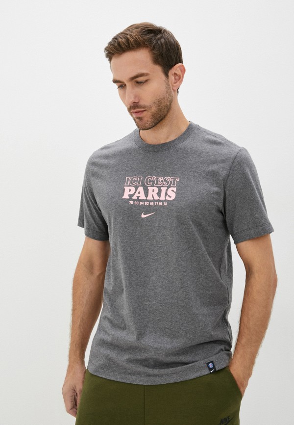 

Футболка Nike, Серый, PSG M NK TEE VOICE
