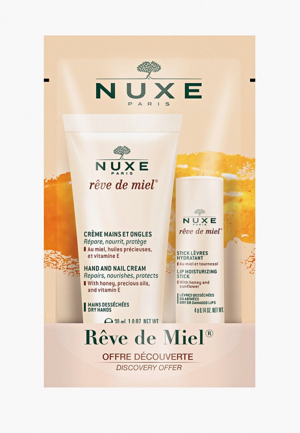 

Набор для ухода за телом Nuxe, Прозрачный, НАБОР, REVE DE MIEL