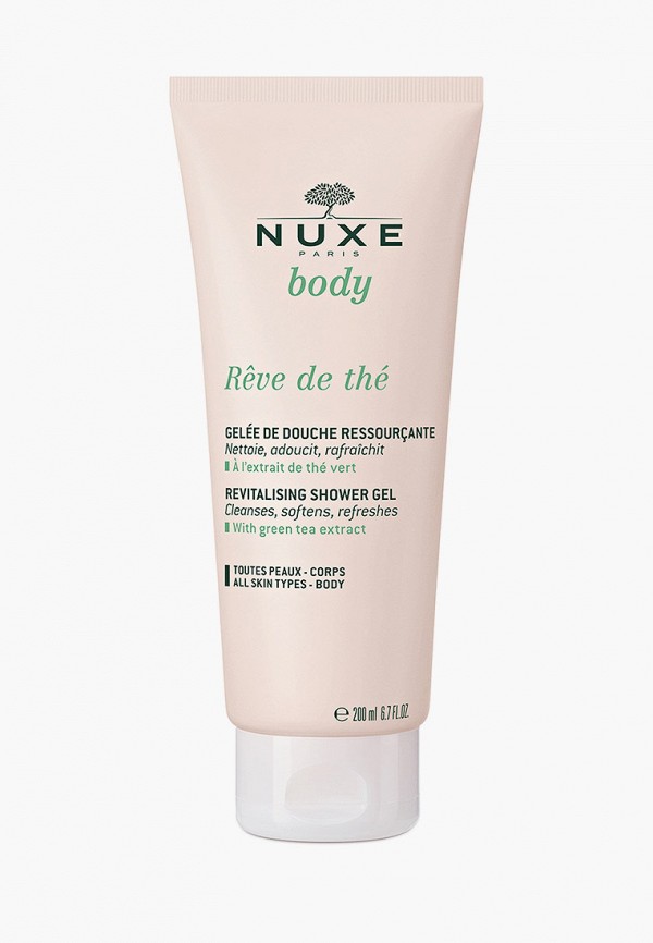 

Гель для душа Nuxe, Прозрачный, BODY REVE DE THE, 200 мл