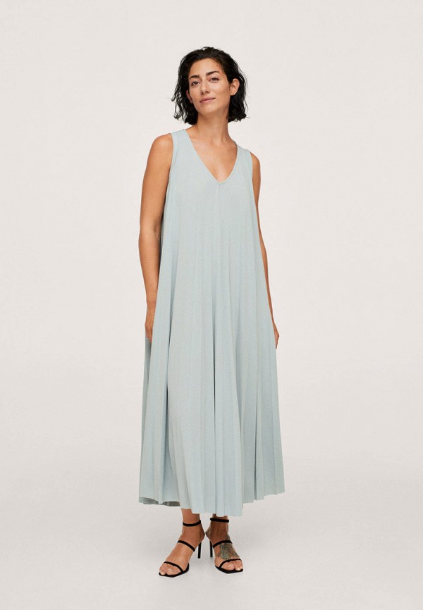 

Платье Mango, Бирюзовый, Mango RTLAAT822401
