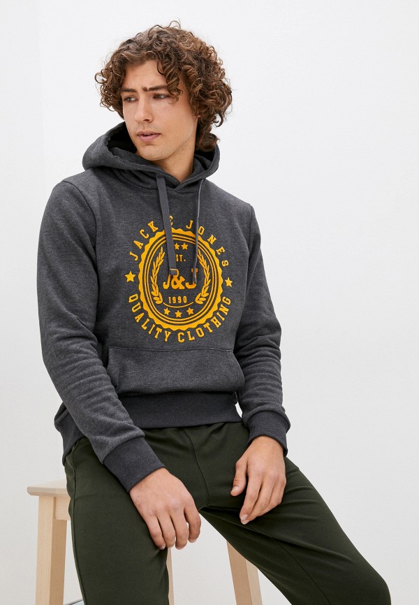 

Худи Jack & Jones, Серый, Jack & Jones RTLAAT848801