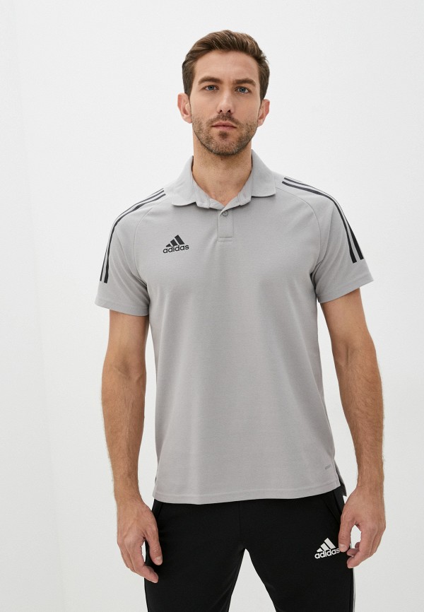 

Поло adidas, Серый, CON20 POLO