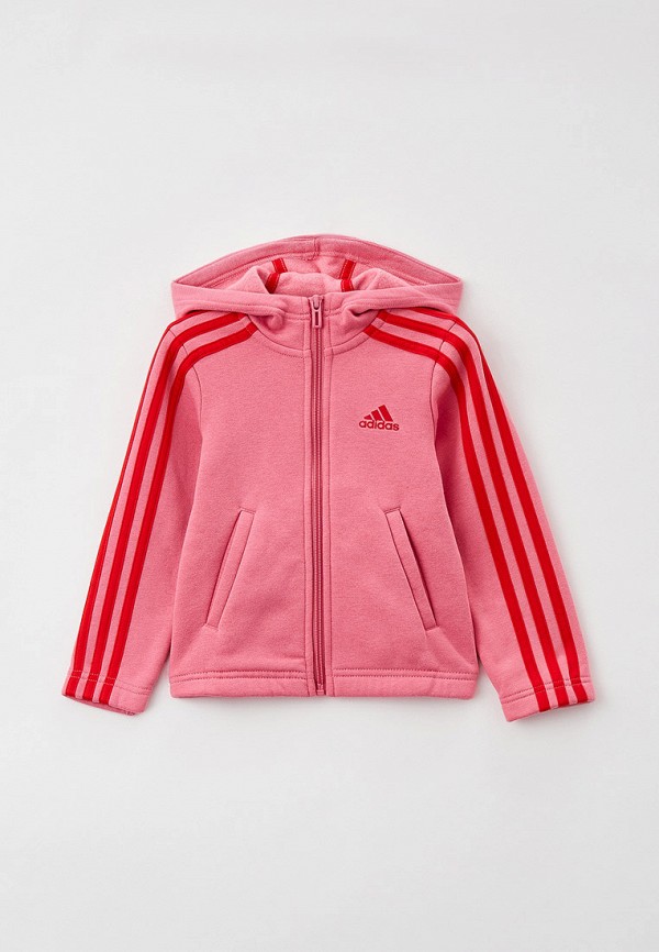 

Толстовка adidas, Розовый, G 3S FL FZ HD