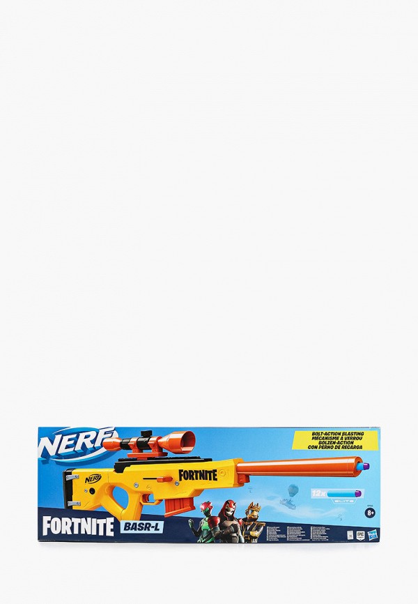 

Бластер игрушечный Nerf, Желтый, Фортнайт, BASR