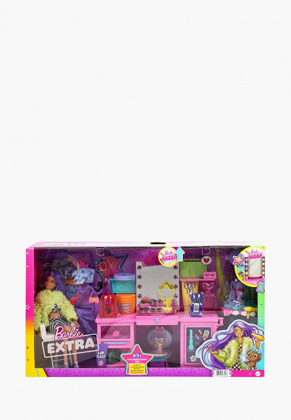 

Кукла Barbie, Прозрачный, с игровым набором "Экстра"
