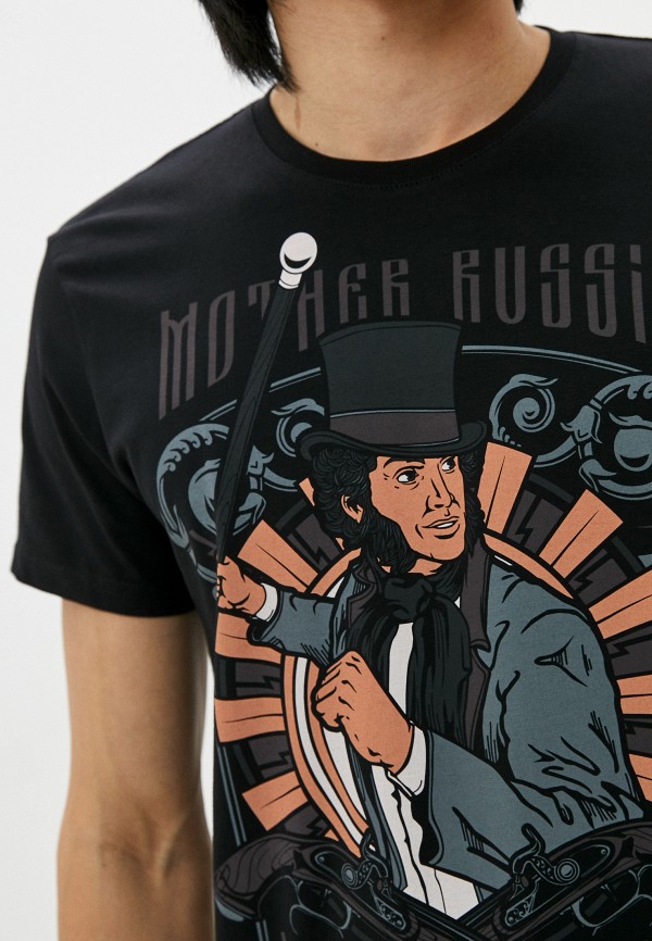 

Футболка Mother Russia, Черный, Пушкин