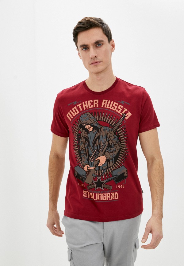 

Футболка Mother Russia, Бордовый, Сталинград