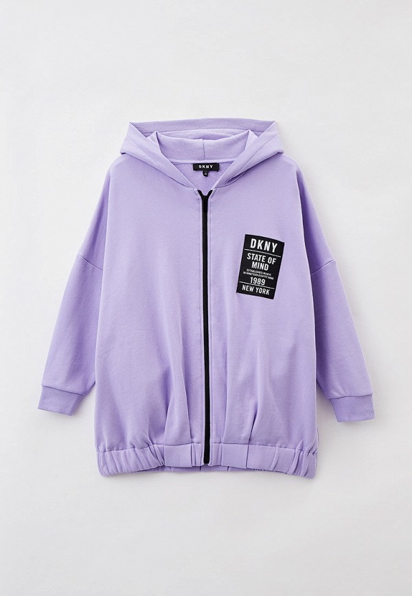 Толстовка DKNY фиолетового цвета