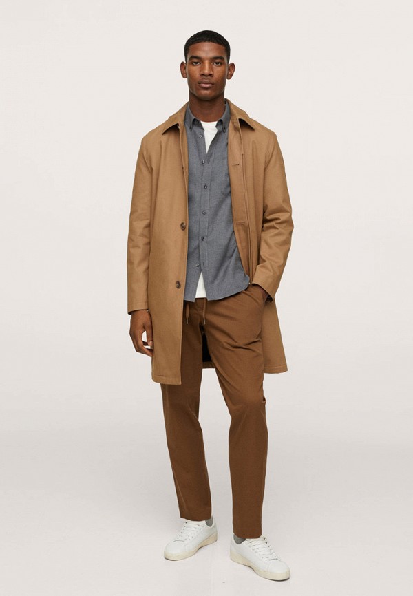 

Рубашка Mango Man, Серый, TWILL