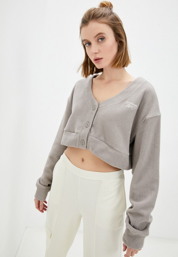 

Кардиган Reebok, Бежевый, CL WDE KNIT CARDIGAN