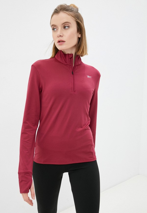 

Олимпийка Reebok, Бордовый, WOR RUN 1/4 ZIP